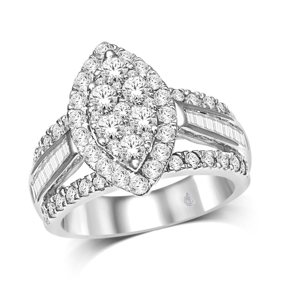 Anillo de compromiso de diamantes – Amore Mio!