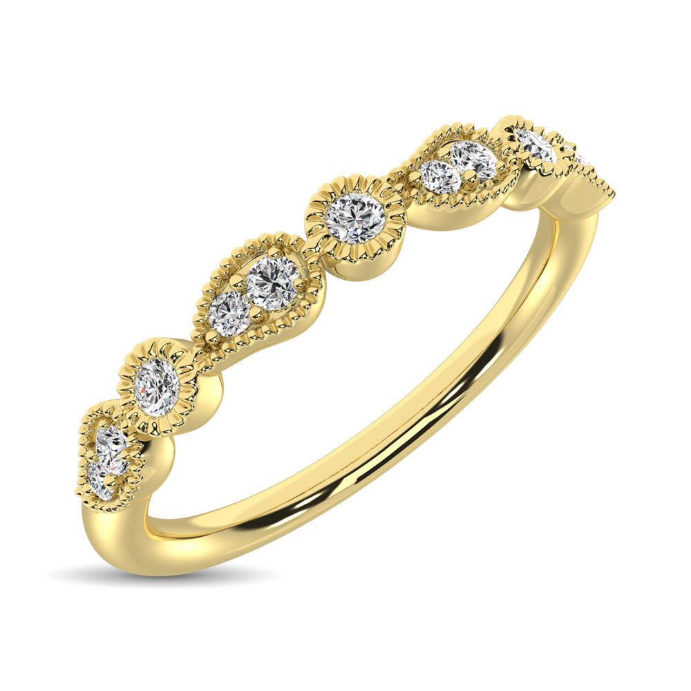1/10 ct. Diamond Stackable Band in 14k Yellow Gold