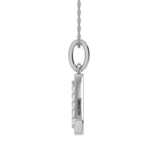 1/20 Ct. Tw. Diamond Letter Z Pendant in 10K White Gold