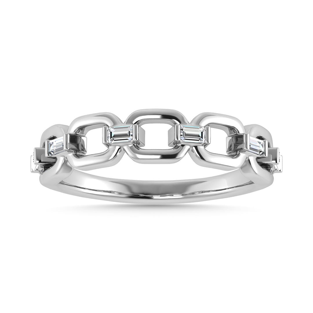 1/8 Ct. Tw. Diamond Fashion Ring in 10K White Gold