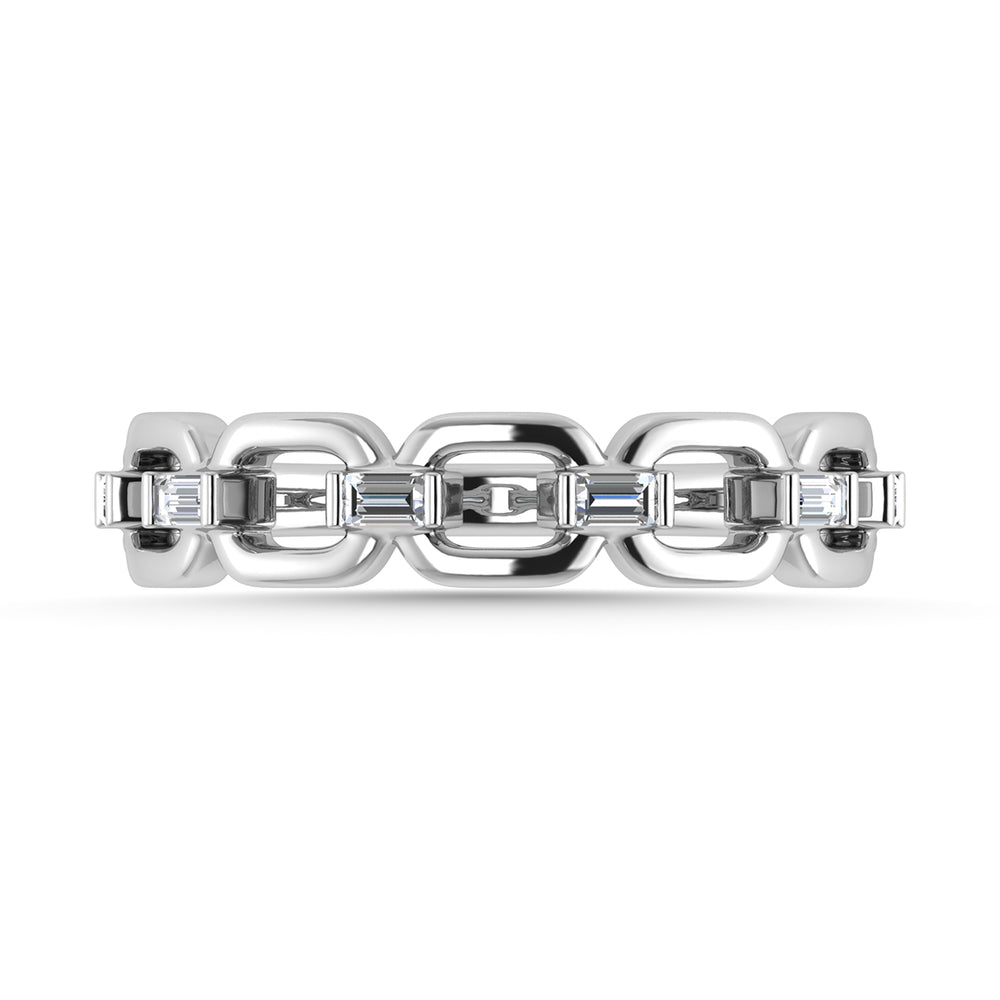 1/8 Ct. Tw. Diamond Fashion Ring in 10K White Gold