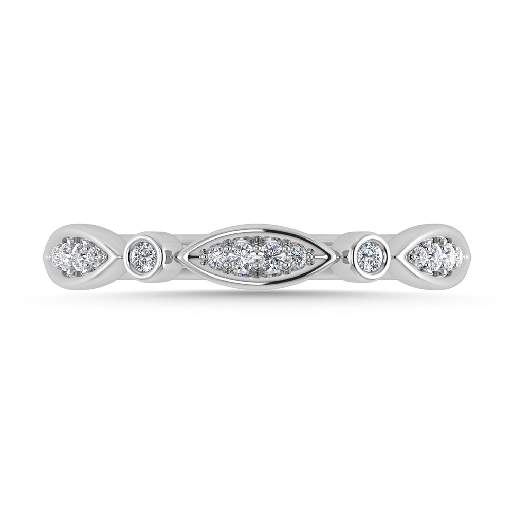 1/8 Ct. Tw. Diamond Fashion Ring in 10K White Gold