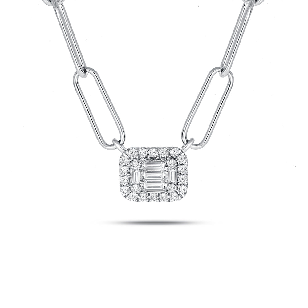 1/4 ct. 14K White Gold Diamond Fashion Necklace