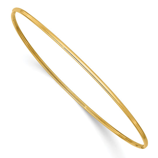 14k Yellow Gold 1.5mm Polished Slip-on Bracelet