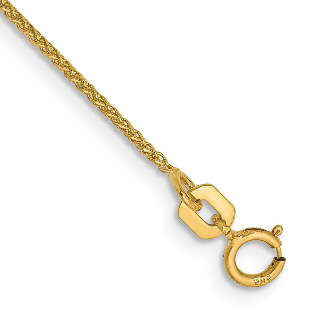 14k 1.05mm Spiga D/C Bracelet with Spring Ring Clasp