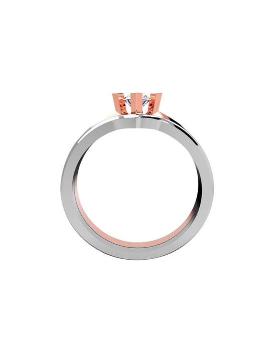 ANILLO DE COMPROMISO CON Diamante DE 0.25 G SI1