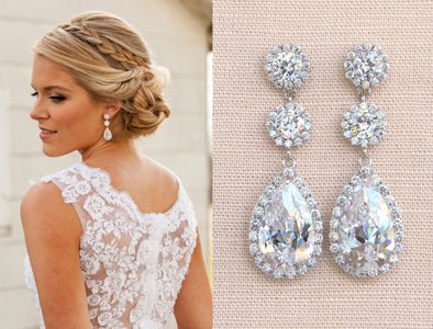Qué aretes usar según el vestido.