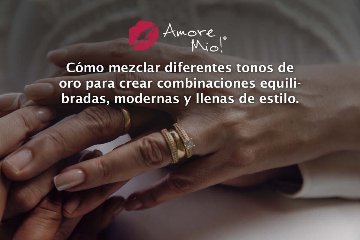 Cómo combinar diferentes tonos de oro