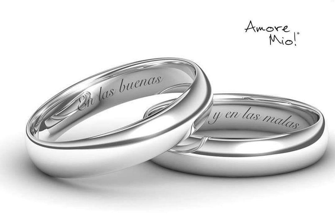 Ideas for engraving wedding rings.