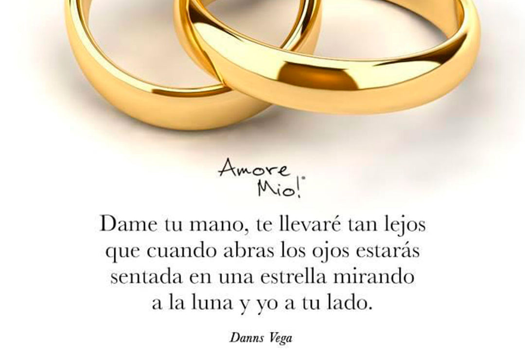 Argollas y anillos de matrimonio: Sólidos votos de amor.