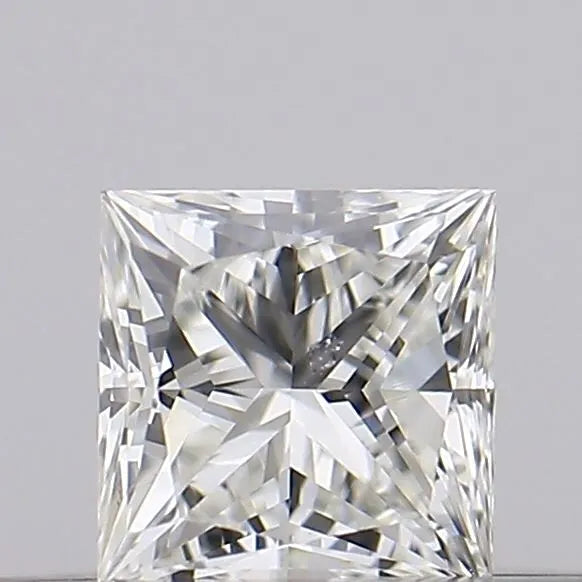 0.20ct Princess Natural Diamond (Colour J, Clarity SI1, GIA Certified)