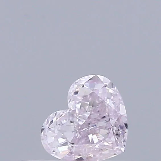 0.25ct Heart Natural Diamond (Colour Faint Pink, Clarity VS2, GIA Certified)