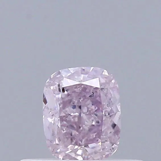 0.31ct Cushion modified Natural Diamond (Colour Fancy Light Purplish Pink, Clarity SI2, GIA Certified)