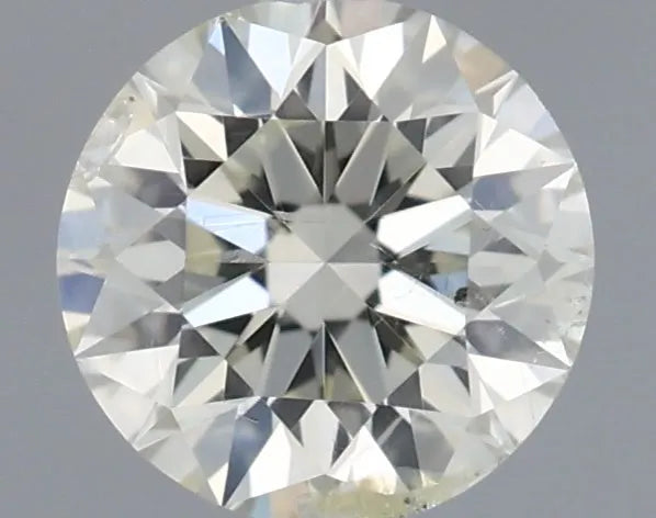 0.34ct Round Natural Diamond (Colour K, Clarity SI2, Cut EX, IGI Certified)