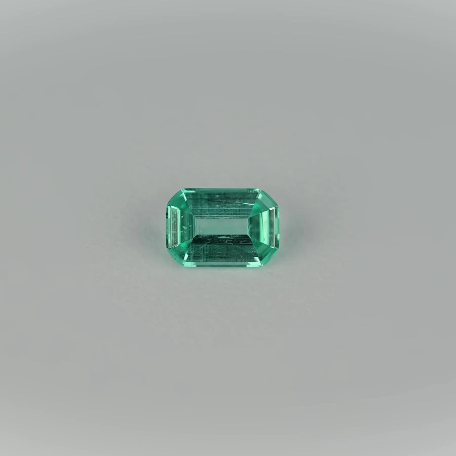 0.37ct Octagonal Natural Emerald (Colour Green, Clarity Eye Clean, Cut Faceted)