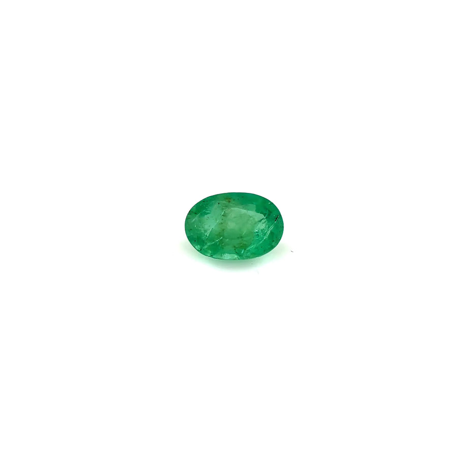 0.37ct Oval Natural Emerald (Colour Green, Clarity Slightly Included, Cut Faceted)