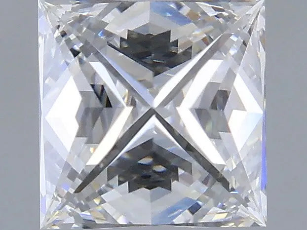 0.41ct Princess Natural Diamond (Colour E, Clarity VVS2, GIA Certified)