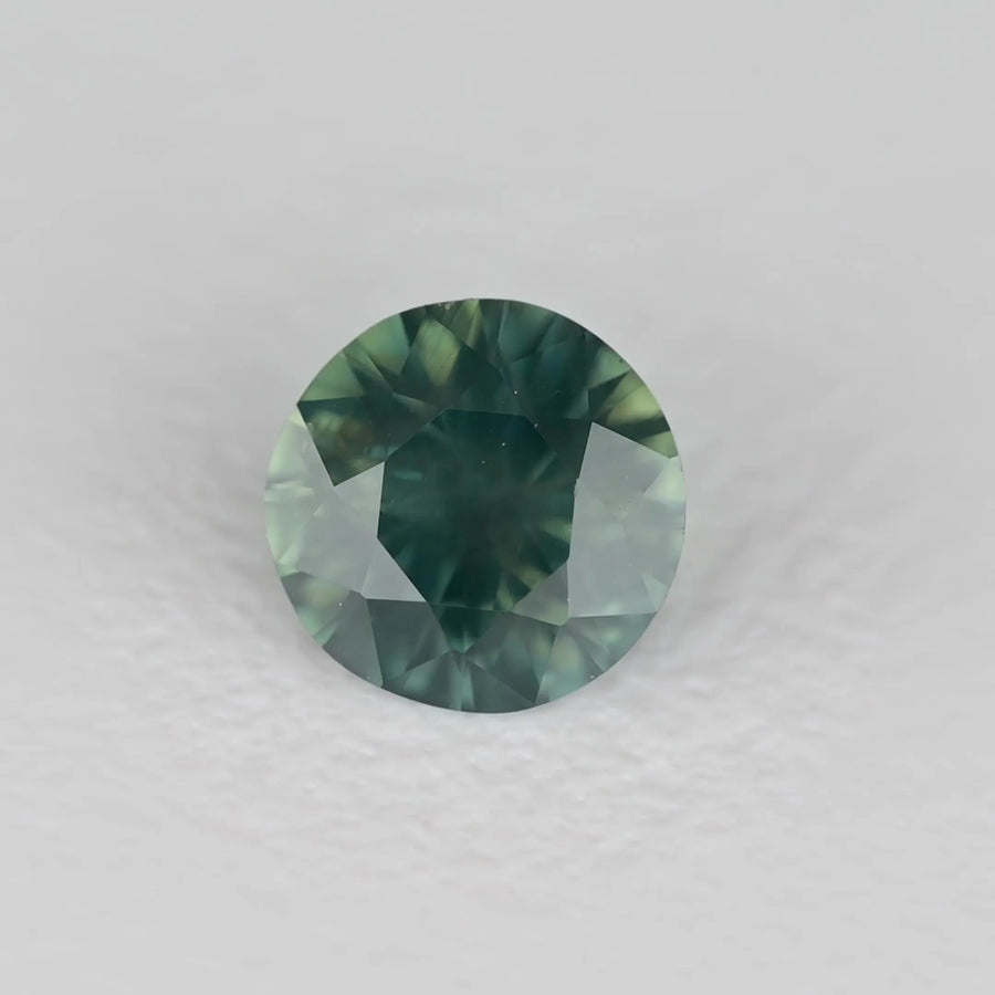 0.44ct Round Natural Sapphire (Colour Teal, Clarity Eye Clean, Cut Faceted)
