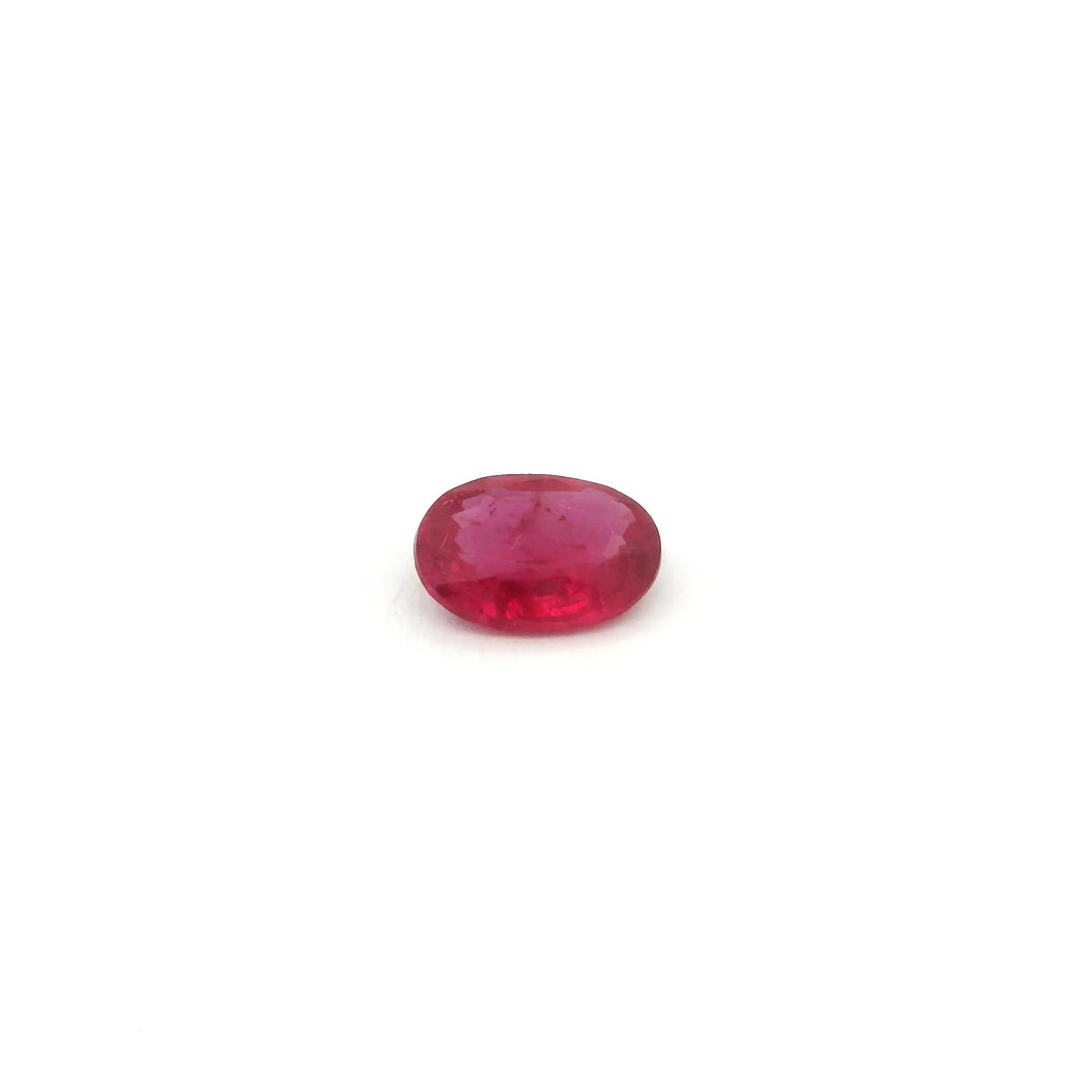 0.51ct Oval Natural Ruby (Colour Red, Clarity Slightly Included, Cut Faceted)