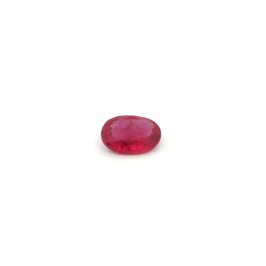 0.51ct Oval Natural Ruby (Colour Red, Clarity Slightly Included, Cut Faceted)