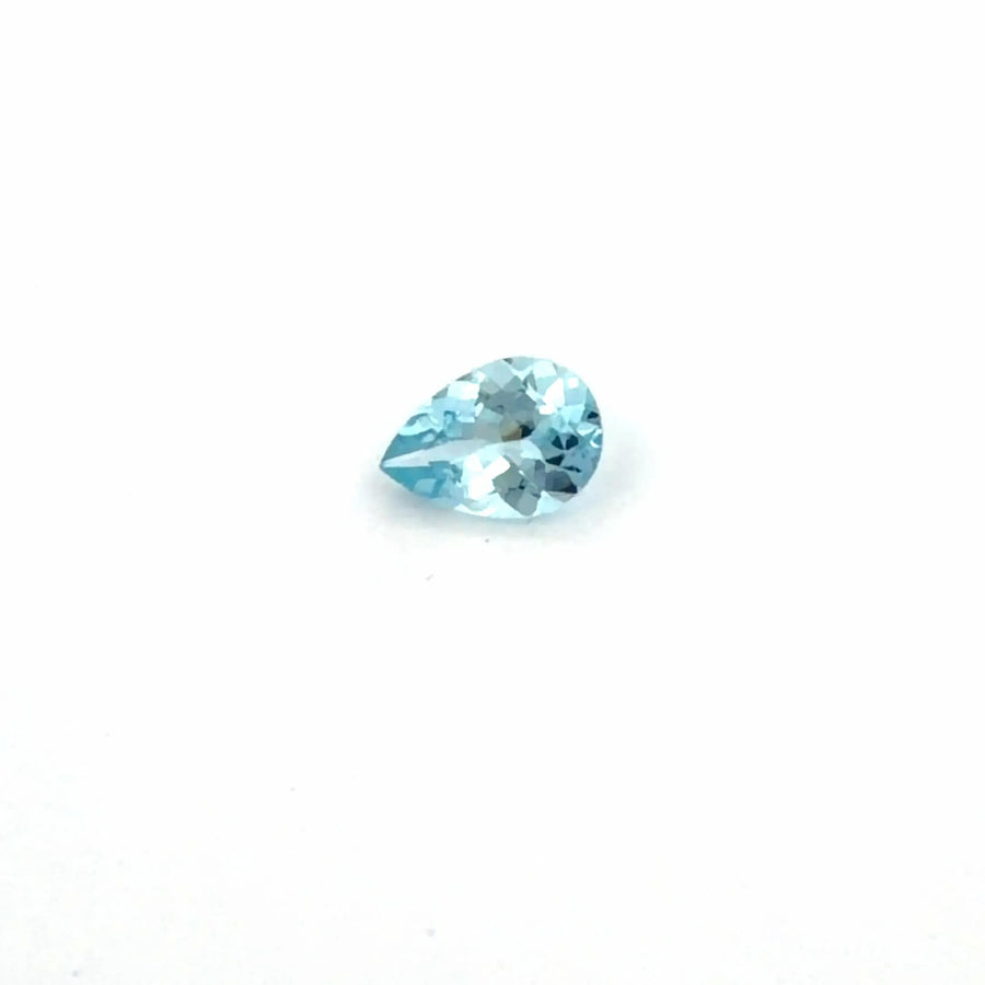 0.53ct Pear Natural Aquamarine (Colour Blue, Clarity Eye Clean, Cut Faceted)