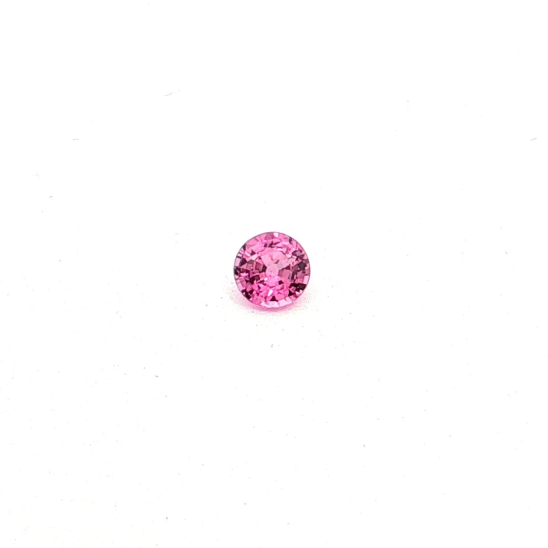 0.64ct Round Natural Sapphire (Colour Pink, Clarity Eye Clean, Cut Faceted)