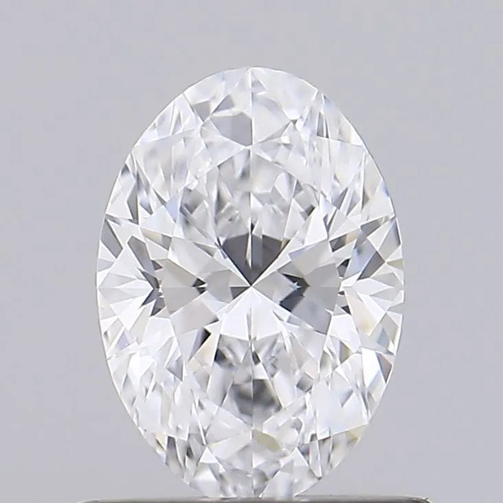 0.66ct Oval Lab Grown Diamond (Colour D, Clarity IF, IGI Certified)