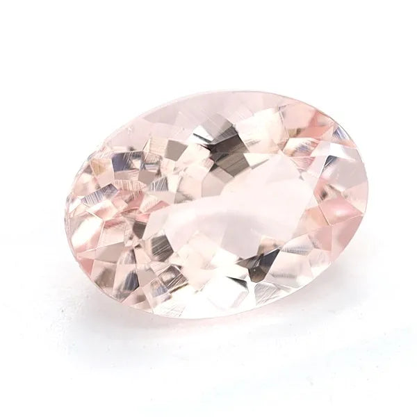 0.71ct Oval Natural Morganite (Colour Pink, Clarity Eye Clean, Cut Faceted)
