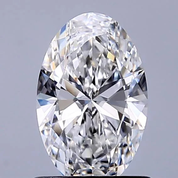 0.75ct Oval Lab Grown Diamond (Colour D, Clarity VVS2, IGI Certified)