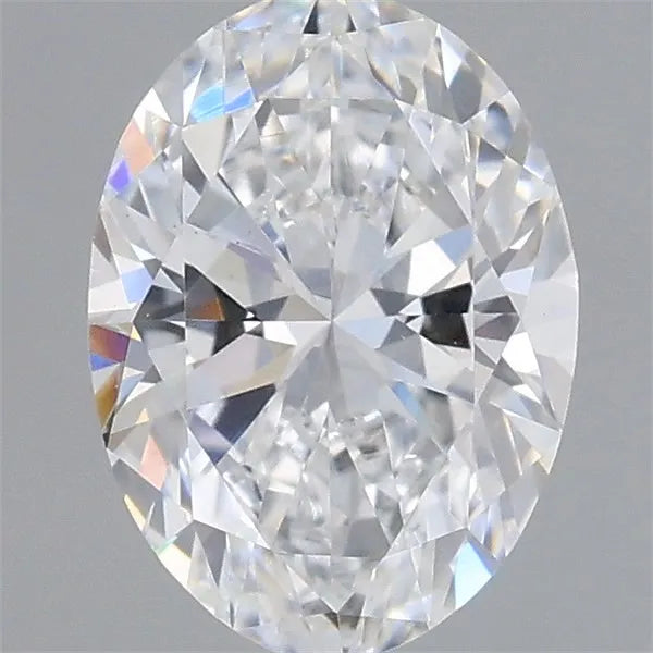 0.85ct Oval Lab Grown Diamond (Colour D, Clarity VVS2, IGI Certified)