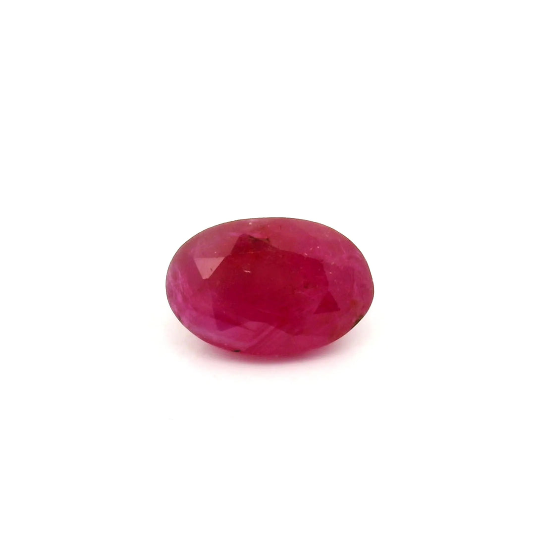 0.88ct Oval Natural Ruby (Colour Red, Clarity Moderately Included, Cut Faceted)