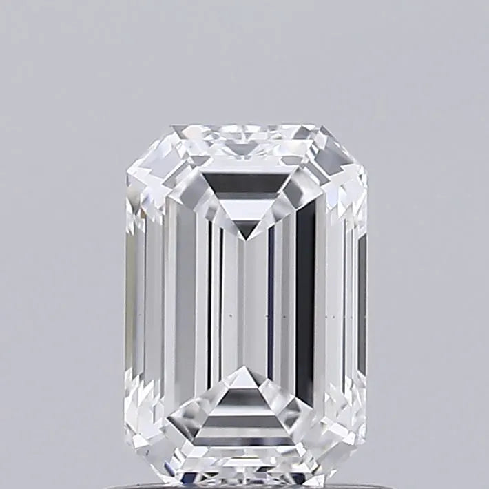 0.90ct Emerald Lab Grown Diamond (Colour D, Clarity VS2, IGI Certified)