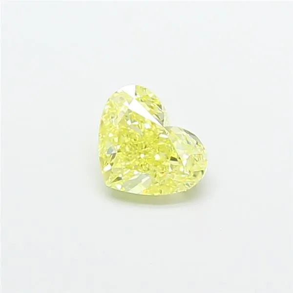0.90ct Heart Lab Grown Diamond (Colour Fancy Intense Yellow, Clarity VS1, IGI Certified)
