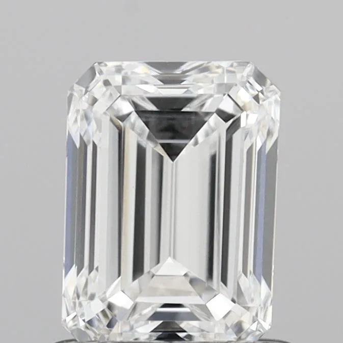 0.91ct Emerald Lab Grown Diamond (Colour D, Clarity VVS2, IGI Certified)