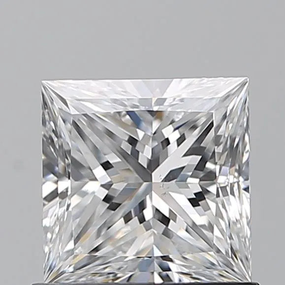 0.91ct Princess Natural Diamond (Colour D, Clarity VS2, GIA Certified)