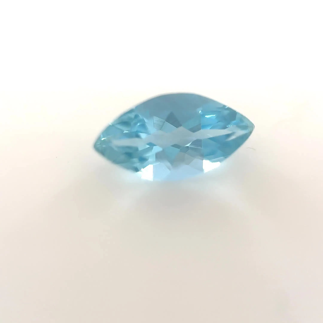 0.92ct Marquise Natural Aquamarine (Colour Blue, Clarity Eye Clean, Cut Faceted)
