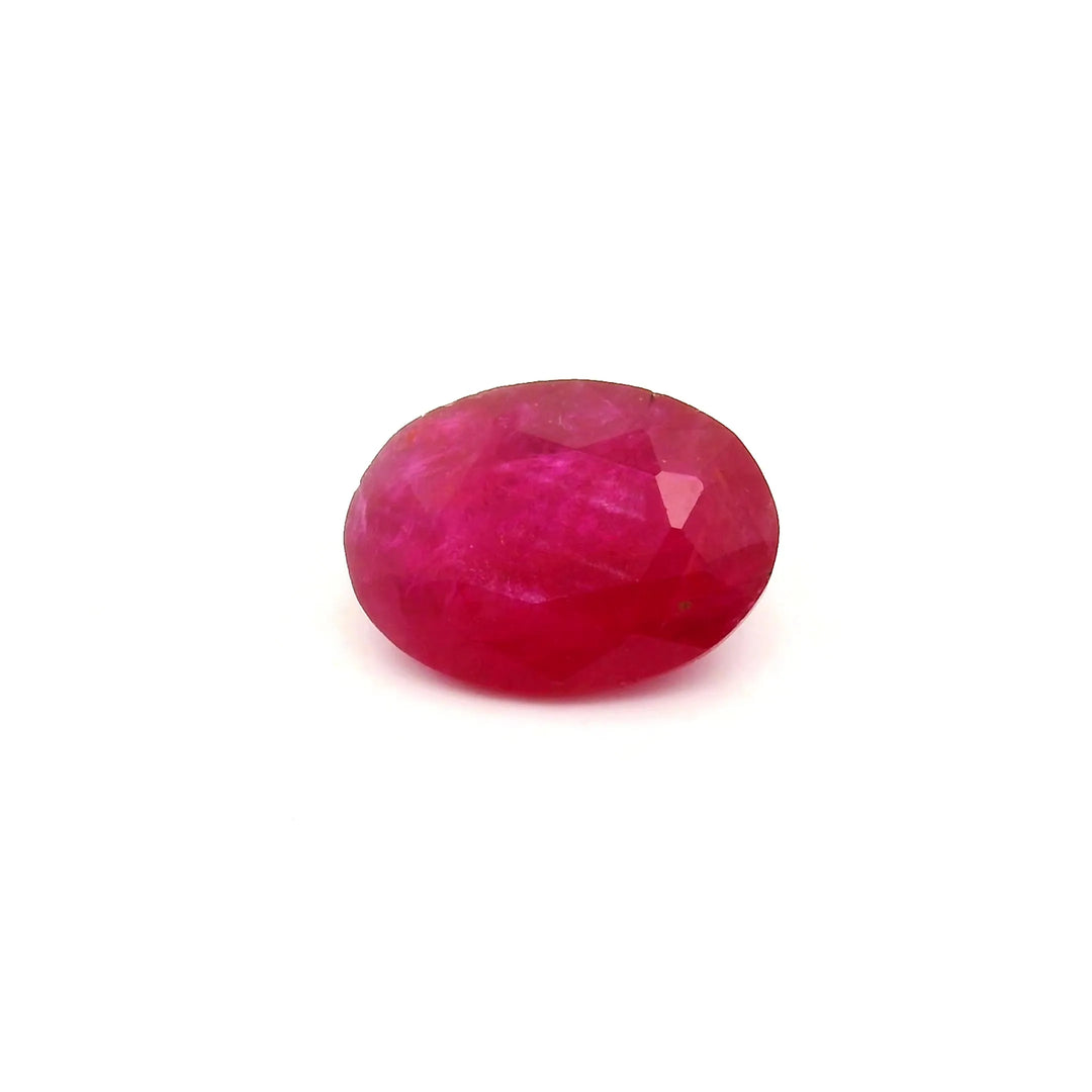 0.92ct Oval Natural Ruby (Colour Red, Clarity Moderately Included, Cut Faceted)