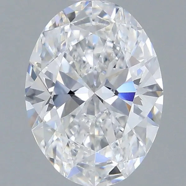 0.96ct Oval Lab Grown Diamond (Colour D, Clarity VVS2, Cut VG, IGI Certified)