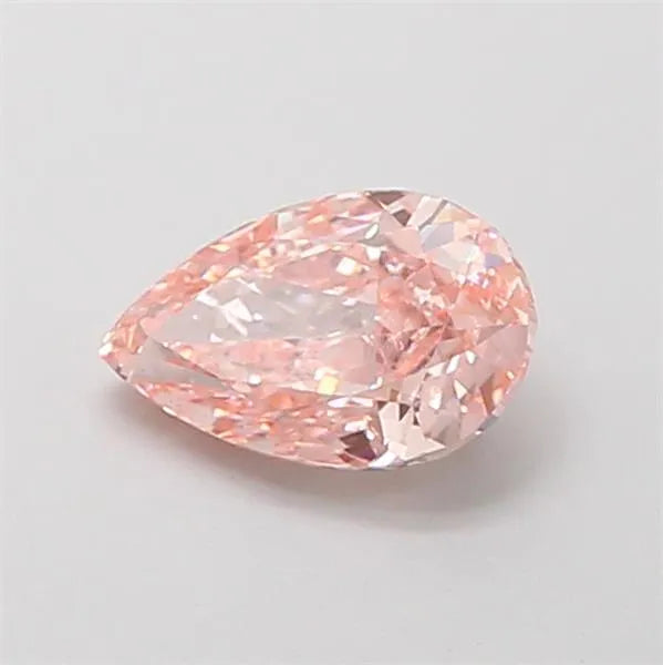 0.98ct Pear Lab Grown Diamond (Colour Fancy Vivid Pink, Clarity VS2, IGI Certified)