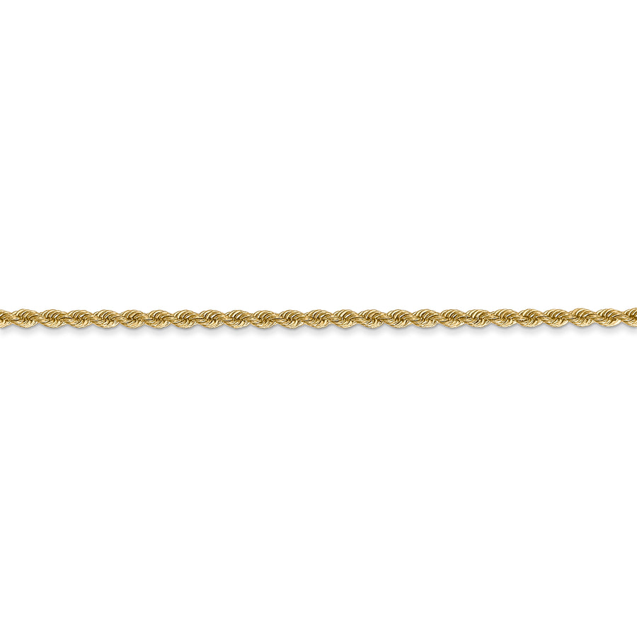 Cadena de cuerda regular de 14 k y 2 mm