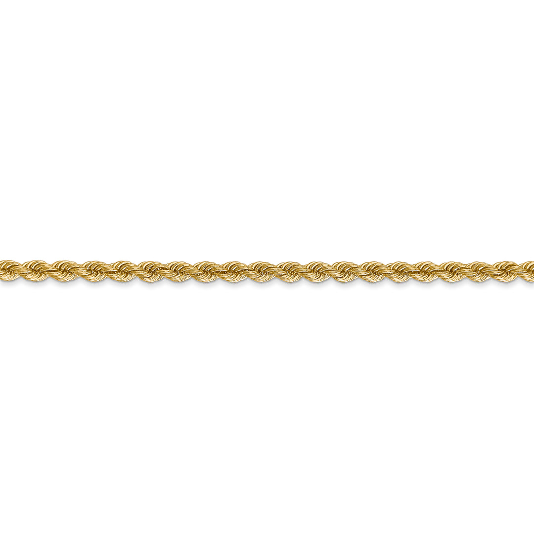 14K Yellow Gold 2.75mm Regular Rope Chain - 36 Inches