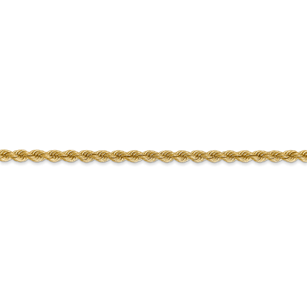 26 Inch 14K Yellow Gold Chain, 2.75mm, Regular Rope with Lobster Clasp
