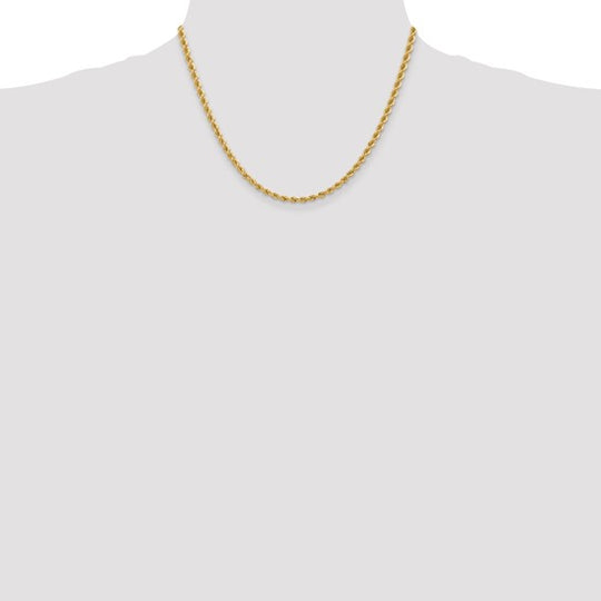 14K Yellow Gold Chain – 18 inches, 3.65 mm with Lobster Clasp