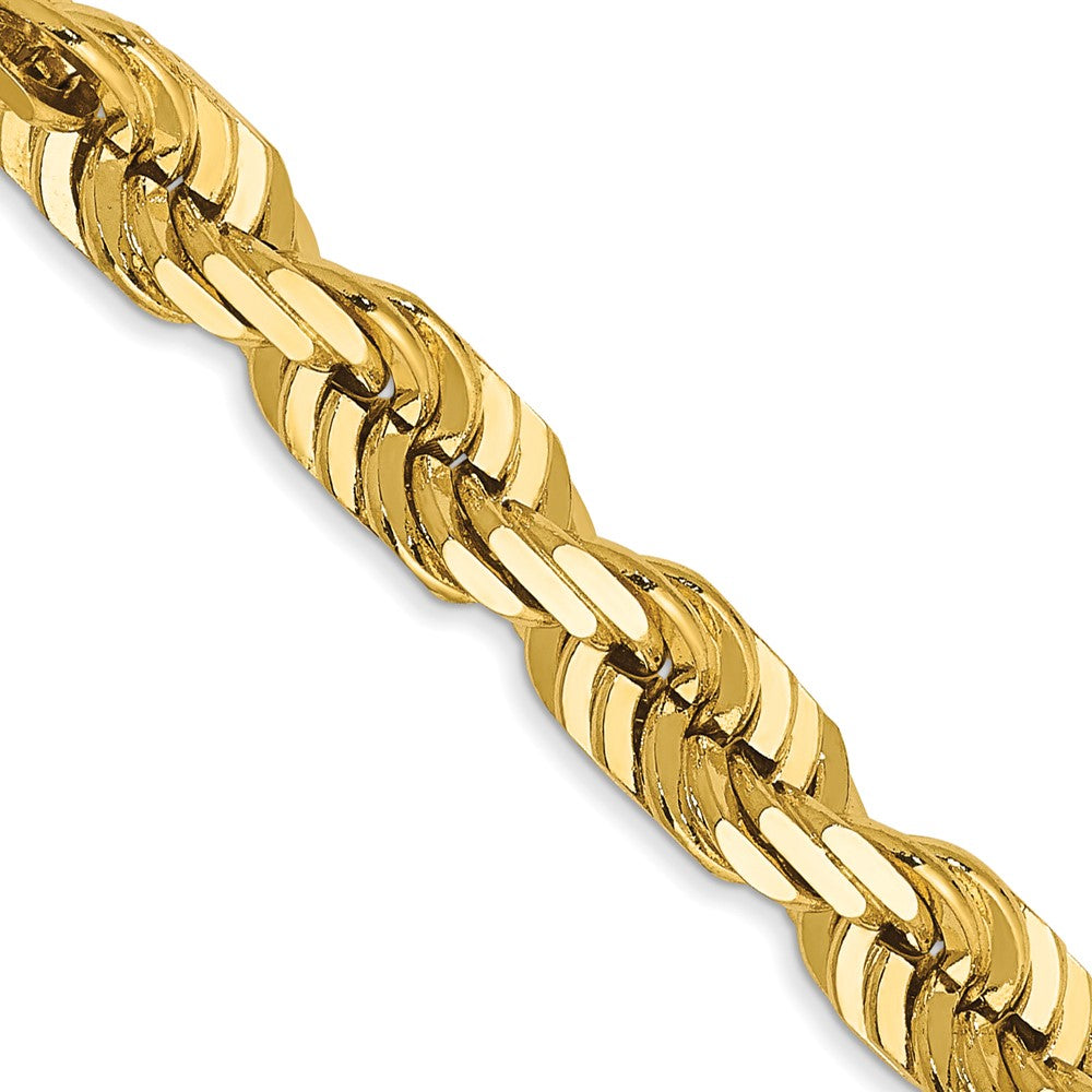 14k 5.5mm D/C Cord with Lobster Clasp Chain