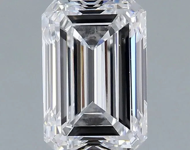 1.00ct Emerald Lab Grown Diamond (Colour D, Clarity IF, IGI Certified)