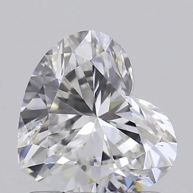 1.00ct Heart Lab Grown Diamond (Colour F, Clarity VVS1, IGI Certified)