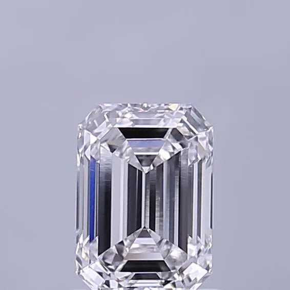 1.01ct Emerald Lab Grown Diamond (Colour E, Clarity VVS1, IGI Certified)