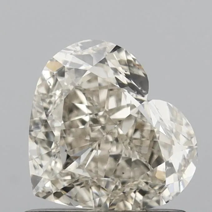 1.01ct Heart Natural Diamond (Colour K, Clarity VS2, Cut GD, IGI Certified)