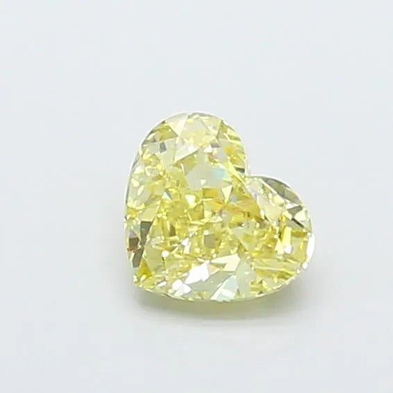 1.04ct Heart Lab Grown Diamond (Colour Fancy Yellow, Clarity VS1, IGI Certified)