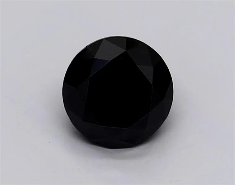 1.07ct Round Natural Diamond (Colour Fancy Black, Clarity VVS2, Cut EX, GIA Certified)